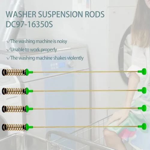 Miniatura 7 de Varillas de suspensión de la lavadora DC97-16350S compatibles con la lavadora de Samsung DC97-16350T DC97-16350K DC97-16350R Reemplazo OEM