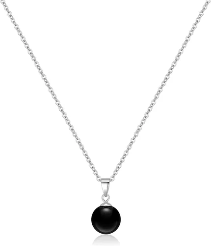 Miniatura 20 de Collar de jade natural para mujer, de plata de ley, ajustable, hecho a mano, con dije de jade verde, collar de cristal curativo, regalo de buena