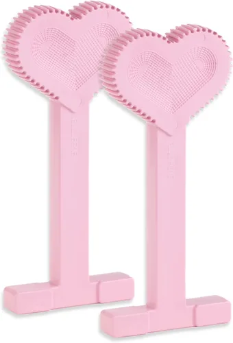 Miniatura 25 de Bullibone Juguete masticable de nailon para perros masticadores agresivos, hueso de higiene dental con sabor a tocino, juguetes duraderos