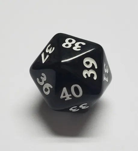 Miniatura 6 de Juego de contador mágico y juego de dados de vida Spindown Black Commander/EDH (40-21 y 20-1)