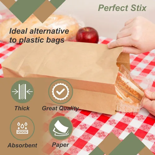 Miniatura 3 de Perfect Stix Bolsas de papel, color marrón, Bolsas marrones