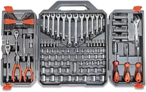 Miniatura 11 de Crescent CTK150 - Juego de herramientas profesionales SAE/métricas de 150 piezas de 1/4" y 3/8" de 6 puntos