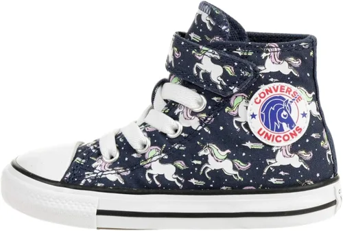 Miniatura 2 de Converse Chuck Taylor All Star Unicorn Print Velcro High Top Sneaker para niños