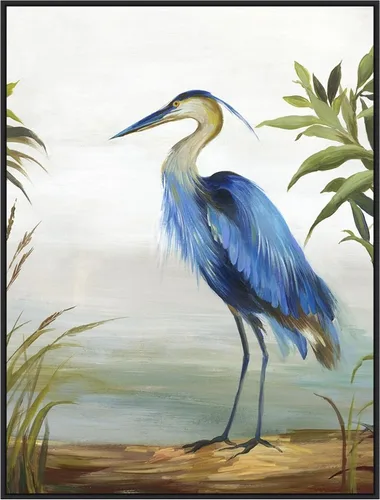 Miniatura 8 de Amanti Art Lienzo enmarcado para pared, 24 x 18 pulgadas, garza azul de Aimee Wilson, lienzo enmarcado para pared, obras de arte de animales