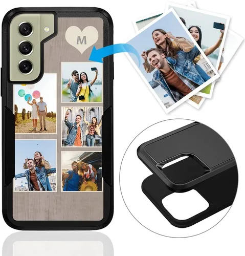 Miniatura 116 de Funda protectora personalizada para Samsung Galaxy S22 Ultra 5G (versión 2022), funda protectora de doble capa resistente con múltiples fotos, a