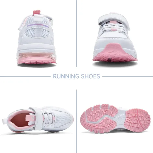 Miniatura 2 de TC TREECHER Tenis de correr para niños, suaves, transpirables, ligeros, para niños y niñas