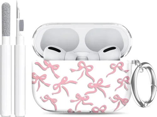 Miniatura 13 de Funda compatible con Airpods Pro 3 (2025) con soporte para teléfono y kit de limpieza, bonito clip de silicona suave para Apple AirPods Pro de 3ª