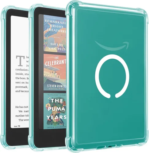 Miniatura 16 de iDLEHANDS Funda magnética transparente para Kindle Paperwhite de 7" de 12ª generación 2024 y Kindle Colorsoft - con AirBag compatible con iPhone