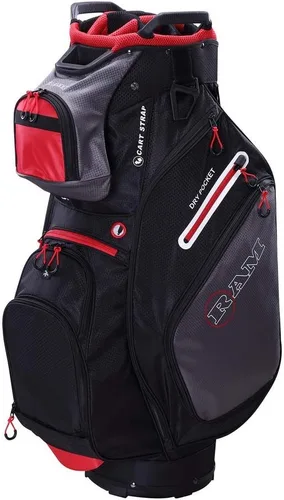 Miniatura 4 de Ram Golf FX Deluxe - Bolsa para carrito de golf con divisores de longitud completa de 14 vías