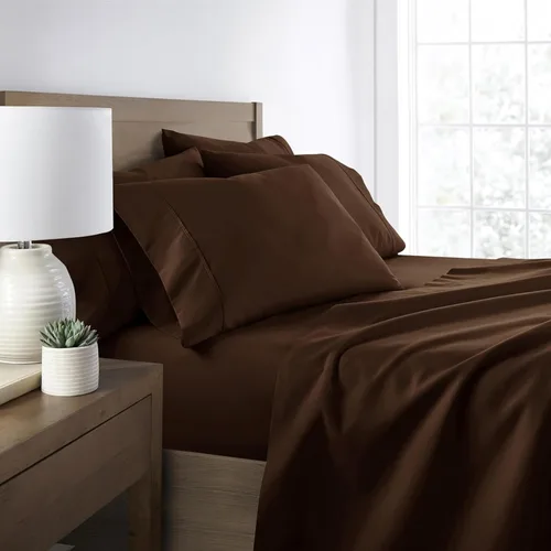 Miniatura 28 de ienjoy Home Linen Market - Juego de sábanas de 6 piezas, color rubor, tamaño King Blush