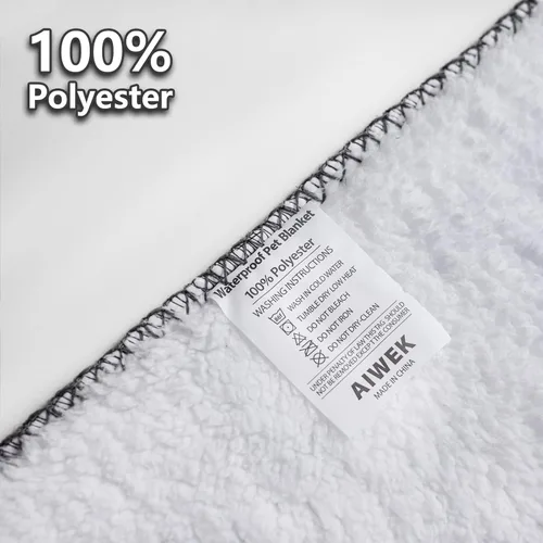 Miniatura 4 de Manta impermeable para mascotas, manta para perro, estampado de patrón súper suave, cálida y esponjosa, protector de cama para sofá, automóvil, a