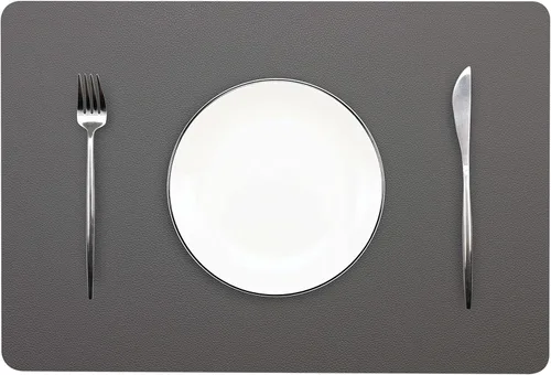 Miniatura 27 de Manteles individuales lavables de cuero para mesa, impermeables, resistentes al calor, fáciles de limpiar para mesa de comedor, cocina