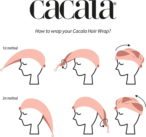 Miniatura 7 de Cacala Gorro de ducha de tela de rizo para mujer, toalla de lujo para el cabello, envolturas para el cabello sin encrespamiento para mujer, cabello