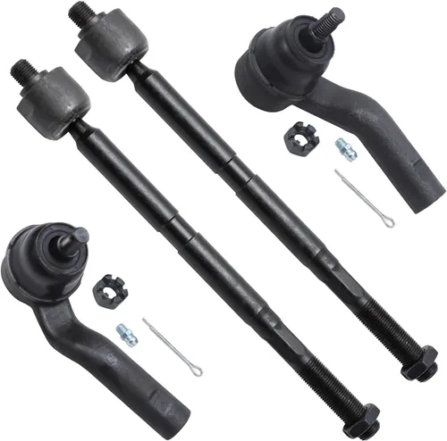 Miniatura 52 de Detroit Axle - 4 barras de acoplamiento delanteras para Kia Forte Koup 14-17, 14-18 Forte Forte5, 4 extremos de barra de acoplamiento exteriores e