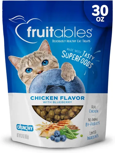 Miniatura 16 de Sorpresas crujientes de frutas para gatos Saludables sorpresas para gatos con ingredientes limitados Bajas en calorías 2.5 onzas