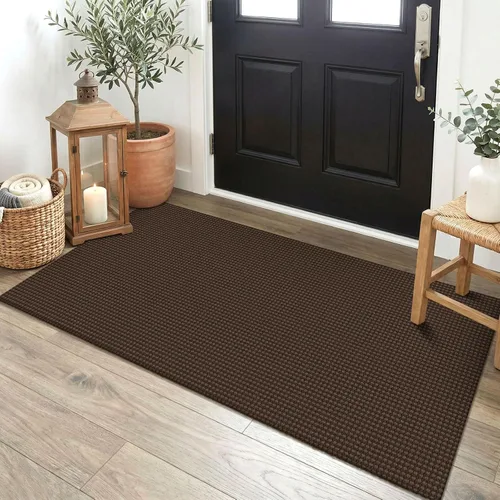 Miniatura 63 de EARTHALL Alfombra de pasillo 3x14 pies, alfombras lavables extra largas para pasillos, tejidas, antideslizante, alfombra trenzada para entrada