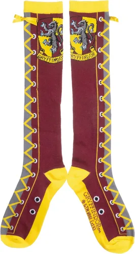 Miniatura 2 de Harry Potter Gryffindor - Calcetines de imitación con cordones hasta la rodilla
