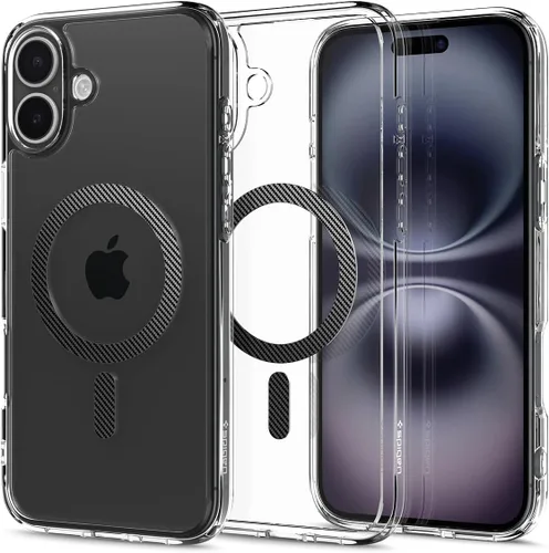 Miniatura 55 de Spigen Funda para iPhone 13 Mini, ultra híbrida MagFit [antiamarilleo] [compatible con Magsafe] - Transparente