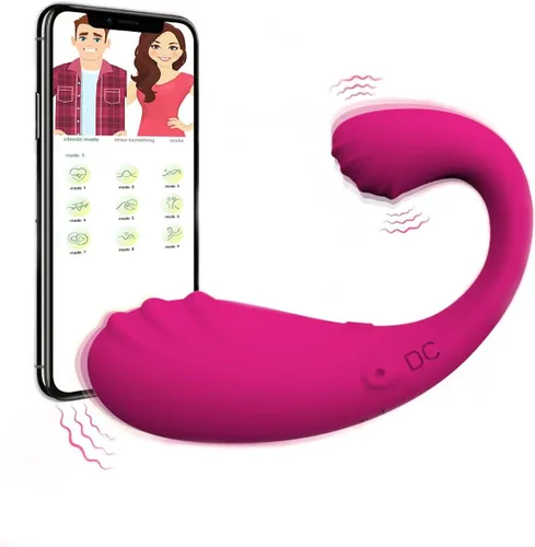 Consolador vibrador de clítoris con aplicación de control remoto, vibrador portátil, juguetes sexuales para adultos, vibraciones para mujeres, braga