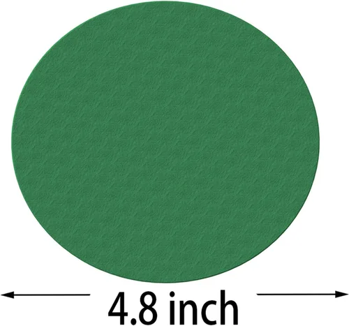 Miniatura 2 de 6 bloques de espuma floral de 4.5 pulgadas, grandes bloques de espuma floral seca redonda de espuma para flores artificiales, flores de pasillo