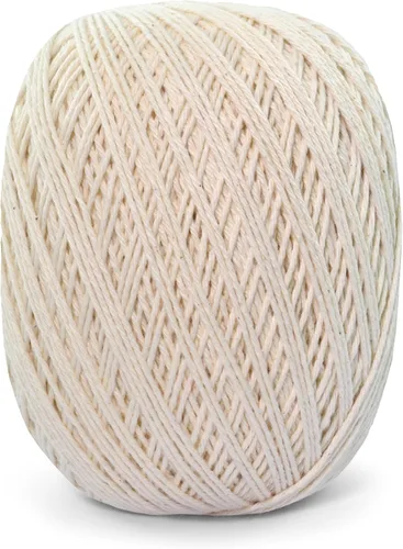 Miniatura 2 de Circulo Natural Cotton 4/4 DK - 14.11 oz de hilo sin teñir 100% algodón brasileño para ganchillo, tejer y macramé - Color: 20 - Natural