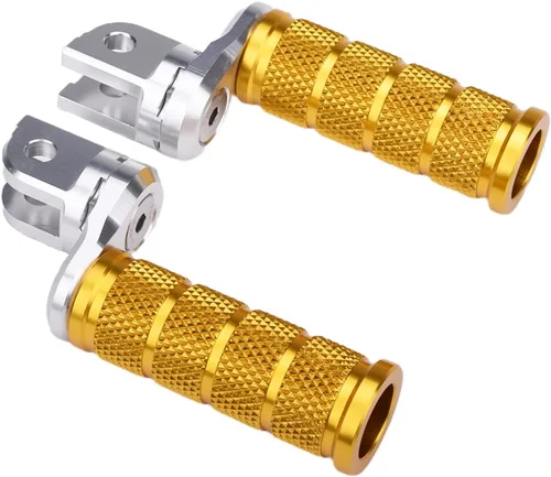 Miniatura 12 de Estriberas de motocicleta compatibles con Suzuki GSX250R Gixxer SF250 Gixxer 250/150 V-STROM250 360° giratorio ajustable antideslizante diseño CNC