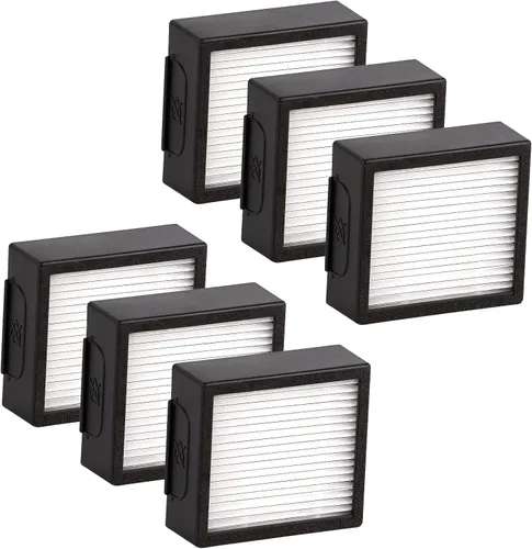 Paquete de 6 filtros HEPA de repuesto Combo 10 Max para iRobot Roomba Combo j7+ plus, Combo j9+, Combo 10 Max Robot Aspirador Filtros HEPA