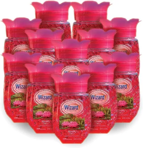 Miniatura 11 de WIZARD - Perlas de gel eliminadoras de olores, 12 onzas, paquete de 12 ambientadores para baño. Habitaciones, por áreas y ambientadores