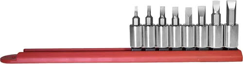 Miniatura 16 de Mayhew Tools 16003 Juego de brocas de doble unidad de perfil bajo, 11 piezas Torx, revestimiento de titanio Recubierto de titanio