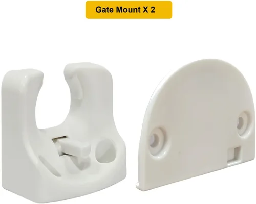 Miniatura 2 de SPACEANY Kit de piezas de repuesto retráctil para puerta de bebé, accesorios oficiales para puertas de seguridad SPACEANY - Incluye montaje de Blanco