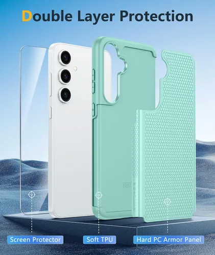Miniatura 1092 de FNTCASE Funda para iPhone 17 Pro: Fundas delgadas translúcidas de color azul claro compatibles con MagSafe, protección completa de la cámara