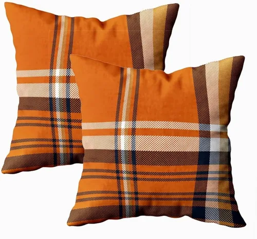 Miniatura 7 de Fundas de almohada decorativas de 16 x 16 pulgadas, patrón blanco y negro de tablero de ajedrez para sofá, fundas de cojín de granja para decoración