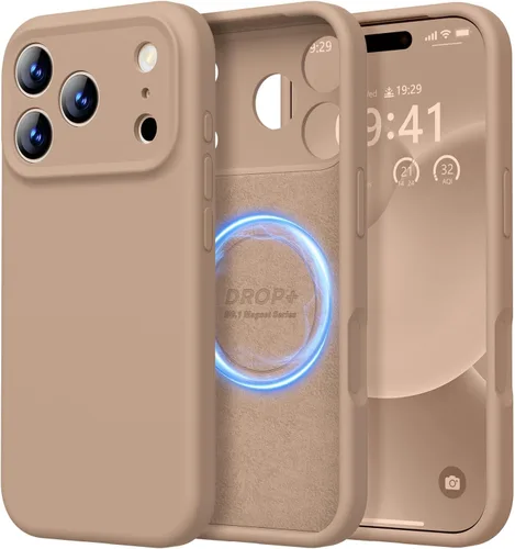 Miniatura 231 de LOVE 3000 Compatible con Funda para iPhone 15, [Cámara de Cobertura Completa de Silicona Suave] [Protección contra Caídas de 8 pies], Forro de Negro