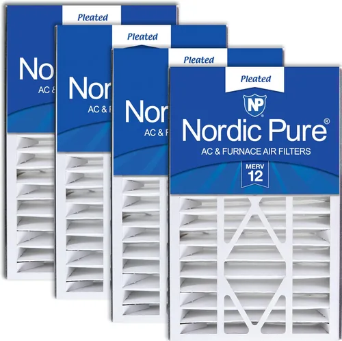 Miniatura 15 de Nordic Pure 16 x 25 x 5 (tamaño real: 15 5/8 x 24 1/8 x 4 7/8) Filtro de aire Air Bear Merv 8 de repuesto para reducción de olores de carbono puro