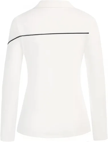 Miniatura 3 de JACK SMITH Polo de golf para mujer, ajuste seco, UPF 50+, manga larga, con cremallera, ajuste delgado, atlético, con soporte para camiseta