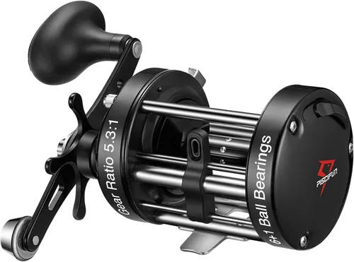 Miniatura 14 de Piscifun Chaos XS Carrete de Pesca Baitcasting, Carrete Baitcaster Redondo de Cuerpo Metálico Reforzado, Carrete Suave y Potente para Agua Salada