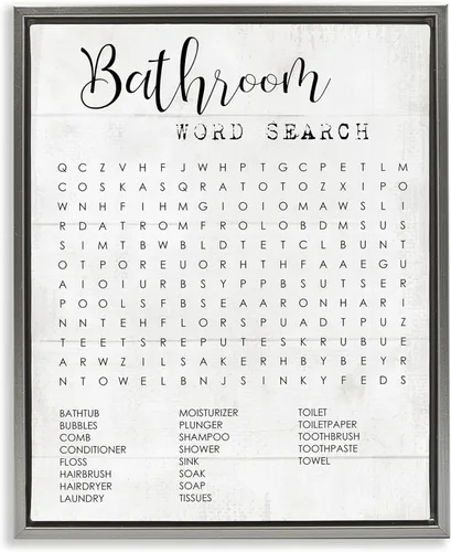 Miniatura 23 de Stupell Industries Jabón fresco y agua bañera baño diseño enmarcado flotante lienzo pared diseño de arte de pared por letras y forrado 4-Flotador