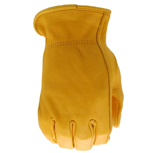 Miniatura 2 de Guantes de trabajo BOSS para hombre, de piel de ciervo de grano premium