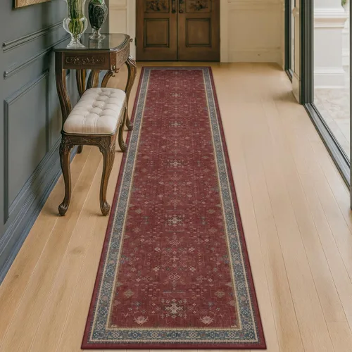 Miniatura 65 de Alfombra Boho Negra para Sala de Estar - Alfombra de Área Lavable de 10x14 Pies, Alfombras de Comedor para Debajo de la Mesa, Alfombra Suave de Pelo