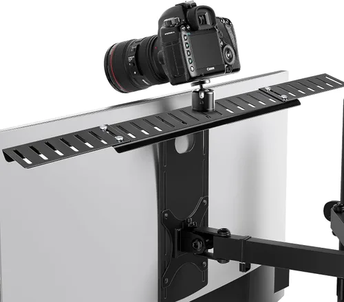 Miniatura 10 de HumanCentric Montura para Monitor DSLR Pequeña, Montaje de Cámara de Escritorio, Luz para Webcam, Estante para Micrófono para Brazo VESA de Monitor