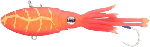 Miniatura 54 de Nomad Design Señuelo de pesca vibratorio patentado original de Squidtrex – Señuelo de plástico suave TPE con aroma añadido para agua salada con Cali