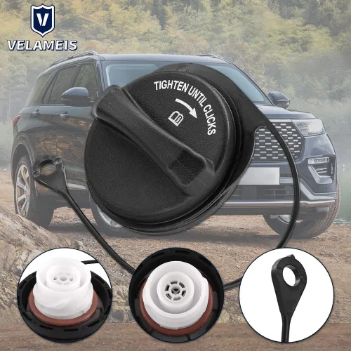 Miniatura 5 de Tapa de llenado de tanque de gasolina 6L2Z9030F FC1058 FC-1058 6L2Z-9030-F Tapa de gasolina del tanque de combustible Compatible con Ford Freestyle