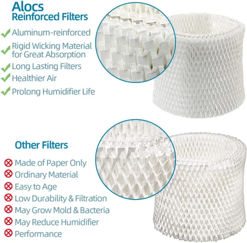 Miniatura 3 de WF2 - Filtro humidificador para Kaz Vicks - V3100 V3500 V3700 V3800 V3900 serie 3020, humidificadores de vaporizador de niebla fría Protec PWF2