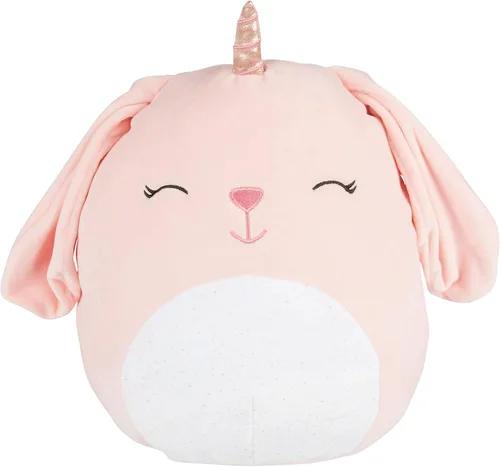 Squishmallows Original Grande de 12 Pulgadas Legacy The Bunnycorn - Peluche Oficial de Jazwares - Juguete de Peluche Suave y Tierno de Unicornio Rosa