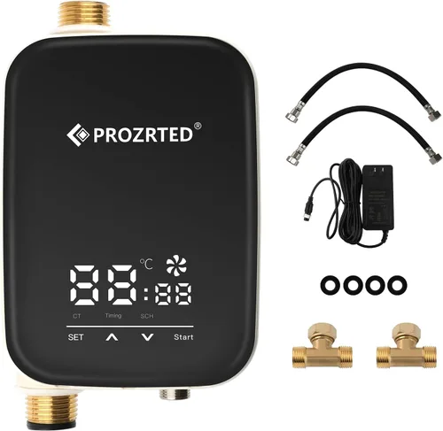 Kit de bomba de recirculación de agua caliente instantánea inteligente digital con temporizador de termostato integrado, pantalla digital debajo del