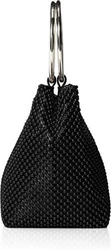 Miniatura 4 de Jessica McClintock Womens Gwen bola malla Anillo Wristlet Pouch Embrague