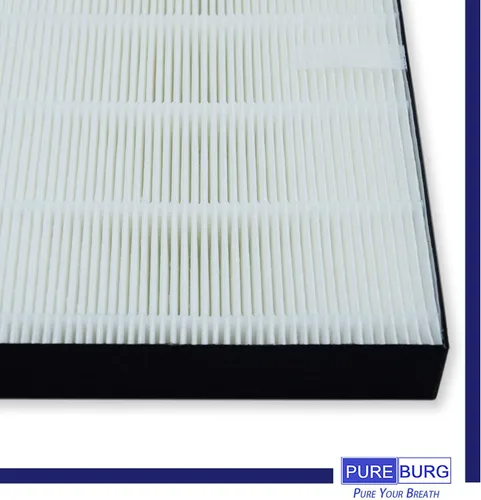 Miniatura 3 de PUREBURG Filtro de repuesto compatible con Sharp FP-F60UW FP-F60U-W Pieza purificador de aire FZ-F60HFU FZ-F60DFU, H13 True HEPA y carbón activado