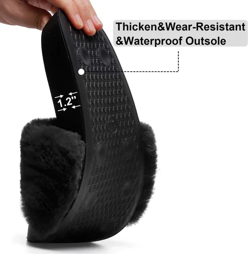 Miniatura 5 de Spesoul - Pantuflas para mujer con punta abierta, para interiores y exteriores, estilo casual