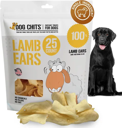 Miniatura 8 de Dog Chits Orejas de vaca para perros – Golosinas para perros totalmente naturales con orejas de vaca y masticables de entrenamiento – Alto