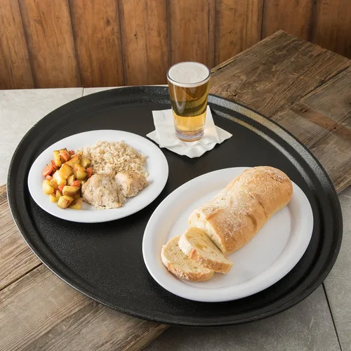 Miniatura 6 de Carlisle FoodService Products 2700GR2004 Griptite 2 - Bandeja ovalada para servir, 27 x 22 pulgadas, color negro (paquete de 6)